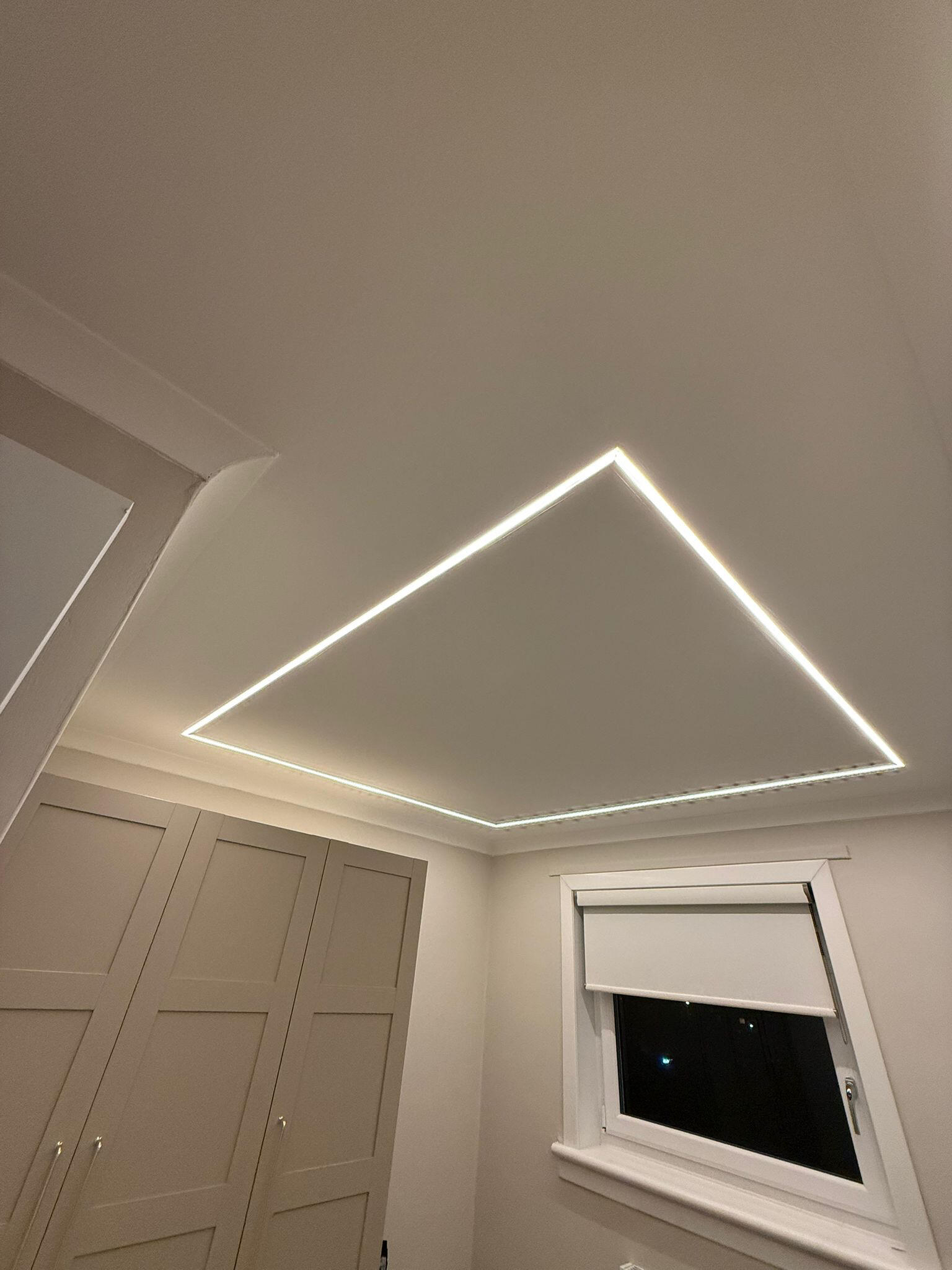 Rectangle lighting we installed for domestic customer
